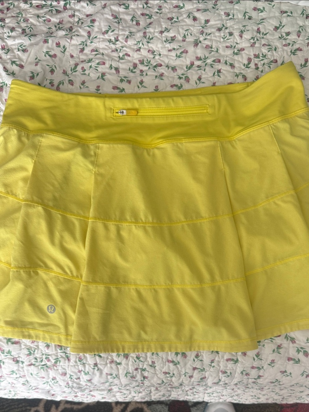 lululemon athletica Bright Yellow Skater Athletic Skirt